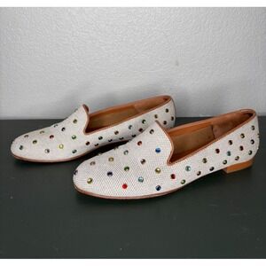 Jon Josef Women's Size 8.5 Starlight Slip On Shoes Loafers Jewel Stones Colorful